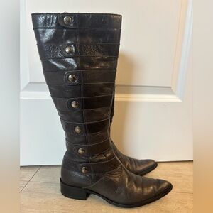 Davos Gomma Brown Italian Leather Boots